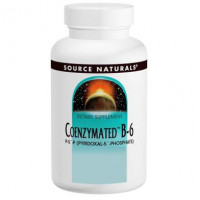 Витамин В6, Coenzymated B-6, Source Naturals, коэнзимный, 100 мг, 60 таблеток, 16856
  