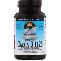 Комплекс Omega-3 1125, Source Naturals, арктический, 1125 мг, 60 капсул, 17006
  