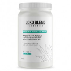 Alginate mask soothing with green tea and aloe vera extract, Joko Blend, 600 g, 18339
 