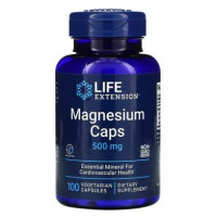 Magnesium, Magnesium, Life Extension, 500 mg, 100 Capsules, 18371
 