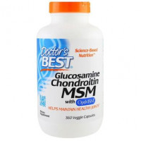 Глюкозамин хондроитин МСМ, Glucosamine Chondroitin MSM, Doctors Best, 360 капсул, 18712
  