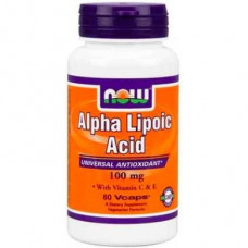 Alpha Lipoic Acid, Now Foods, 100 mg, 60 Capsules, 19186
 