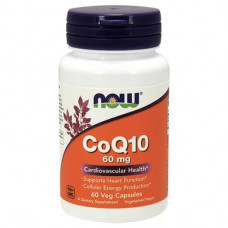 Coenzyme Q10, 60 mg, Now Foods, 60 Capsules, 19211
 