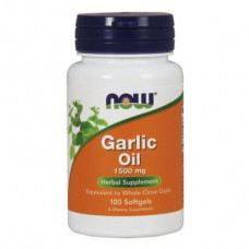 Garlic Oil, Garlic Oil, Now Food, 1500 mg, 100 Capsules, 19217
 