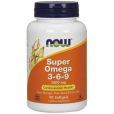 Super Omega 3 6 9, Super Omega 3-6-9, Now Foods, 1200 mg, 90 Capsules, 19235
 