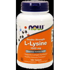 Лизин, L-Lysine, Now Foods, 1000 мг, 100 таблеток, 9148
  