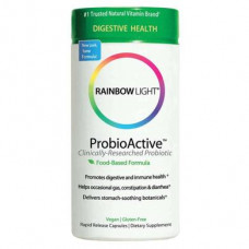 Пробиотики и Энзимы, ProbioActive, Rainbow Light, 90 капсул, 01990
  