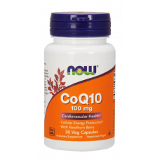 Coenzyme Q10, Coenzyme Q10, Now Foods, 100 mg, 30 Capsules, 21375
 