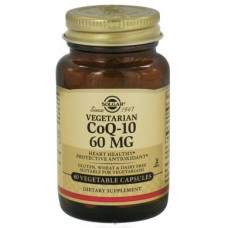 Coenzyme Q10 Vegetarian, CoQ-10, Solgar, 60 mg, 60 Capsules, 21385
 