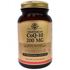 Coenzyme Q10 (CoQ-10), Solgar, 200 mg, 60 Capsules, 21387
 