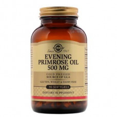 Масло вечерней примулы, Evening Primrose Oil, Solgar, 500 мг, 90 капсул, 21389
  