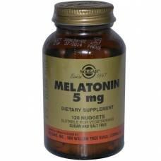 Melatonin, Melatonin, Solgar, 5 mg, 60 Tablets, 21441
 