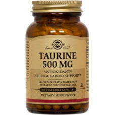 Taurine, Taurine, Solgar, 500 mg, 100 Capsules, 21448
 