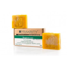 Natural soap Herbal decoction with beeswax with decoction of celandine, chamomile, St. Johns wort, yarrow, Prakrity, 150 g (75 * 2), 21458
 