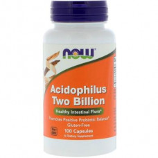 Probiotics, Acidophilus 2 Billion, Acidophilus, Now Foods, 100 Capsules, 21728
 