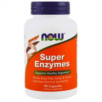 Пищеварительные ферменты, Super Enzymes, Now Foods, 90 капсул, 21751
  