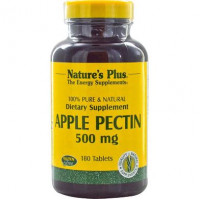 Яблочный пектин, Apple Pectin, Natures Plus, 500 мг, 180 таблеток, 21929
  