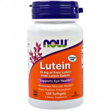 Лютеин, Lutein, Now Foods, 10 мг, 120 капсул, 02198
  