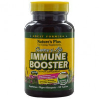 Усиление иммунитета, Immune Booster, Natures Plus, Source of Life, 90 таблеток, 22014
  