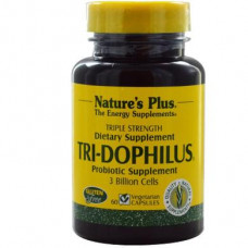 Пробиотики, Tri-Dophilus Probiotic, Natures Plus, 60 капсул, 22024
  