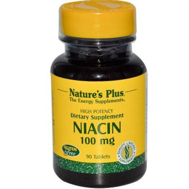 Niacin, 500 mg, 100 tablets, 21721
 