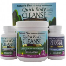 Детоксикация организма, Quick Body Cleanse, Natures Plus, 7 дней, 3 части программы, 22169
  