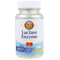 Lactase Enzyme, Lactase Enzyme, Kal, 250 mg, 60 Capsules, 22271
 