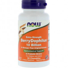 Probiotics (Dophilus) Berry Flavor, Berry Dophilus, Now Foods, 50 Tablets, 22445
 