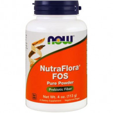 Fructooligosaccharides, Nutra Flora FOS, Now Foods, 113 g, 22447
 