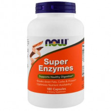 Пищеварительные ферменты, Super Enzymes, Now Foods, 180 капсул, 22448
  