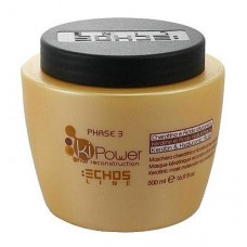 Keratin mask for dry and damaged hair, Ki-Power, Echosline, 500 ml, 02257
 