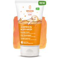 Orange Baby Shampoo-Gel for Hair and Body, Weleda, 150 ml, 22602
 