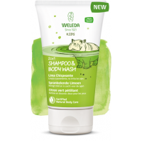 Lime childrens shampoo-gel for hair and body, Weleda, 150 ml, 22604
 