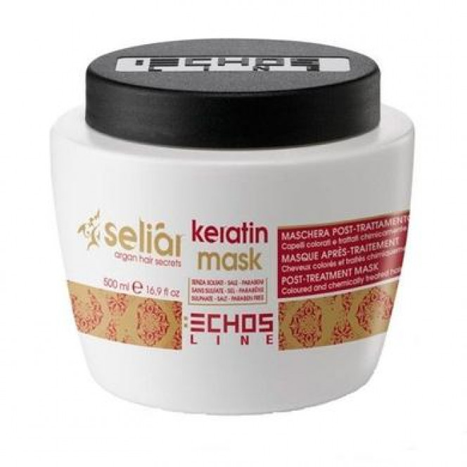 Mask with keratin for damaged hair, Seliar keratin, Echosline, 500 ml 253, 02279 .. Discounts, promotions, 100% original products. Delivery worldwide, free shipping, world, health, cosmetics, fitness