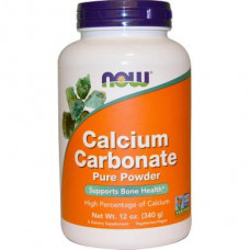 Calcium Carbonate (Powder), Calcium Carbonate, Now Foods, 340 g, 23881
 