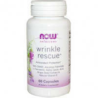 Antioxidants (Anti-Wrinkle), Wrinkle Rescue, Now Foods, Solutions, 60 Capsules, 23913
 