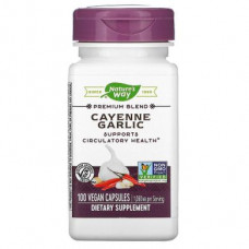 Cayenne & Garlic, Cayenne & Garlic, Natures Way, 530 mg, 100 Capsules, 23943
 