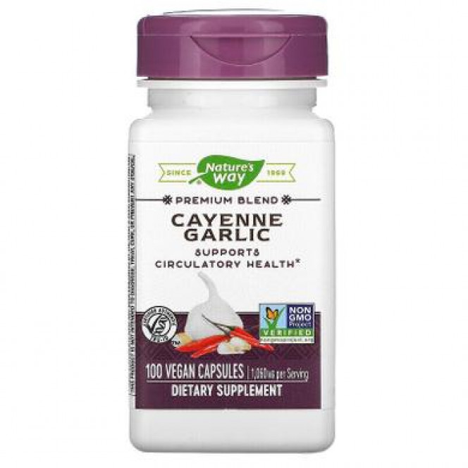 Cayenne & Garlic, Cayenne & Garlic, Nature's Way, 530 mg, 100 capsules 339, 23943 .. Discounts, promotions, 100% original products. Worldwide shipping, free shipping, world, health, cosmetics, fitness