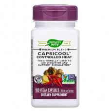 Cayenne Pepper & Ginger, CapsiCool, Natures Way, 100 Capsules, 24395
 