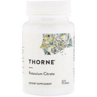 Калий цитрат, Potassium Citrate, Thorne Research, 90 капсул, 24481
  