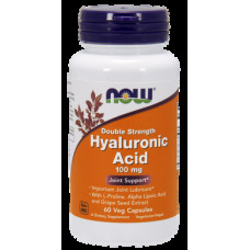 Hyaluronic Acid, Now Foods, 100 mg, 60 Capsules, 02523
 