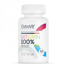 Витамины и минералы, Vit&Min, OstroVit, 90 таблеток, 25349
  