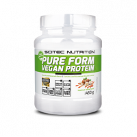 Rice Protein, Pure Form Vegan Protein, Crispy Toffee, Scitec Nutrition, 450 g, 25455
 