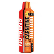 L carnitine, Carnitine 100 000, orange, Nutrend, 1000 ml, 25933
 