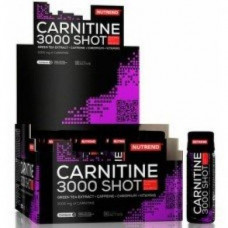 L карнитин, Carnitine 3000 shot, ананас, Nutrend , 60 мл, 25936
  