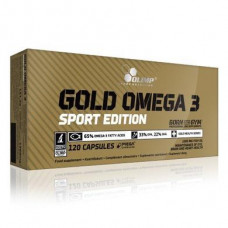 Омега 3 рыбий жир, Gold Omega 3 sport edition, Olimp, 120 капсул, 26125
  