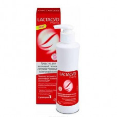 Gel for intimate hygiene with antibacterial components pH 3.5, Lactacyd, 250 ml, 26521
 