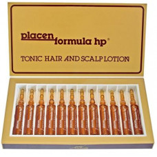 Ampoules against intense hair loss, PLACENT FORMULA, 12 x 10 ml, 26623
 