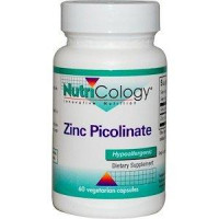 Zinc Citrate, Nutricology, 25 mg, 60 Capsules, 26647
 