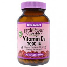 Vitamin D3, Bluebonnet Nutrition, 2000 IU, 90 Tablets, 26861
 